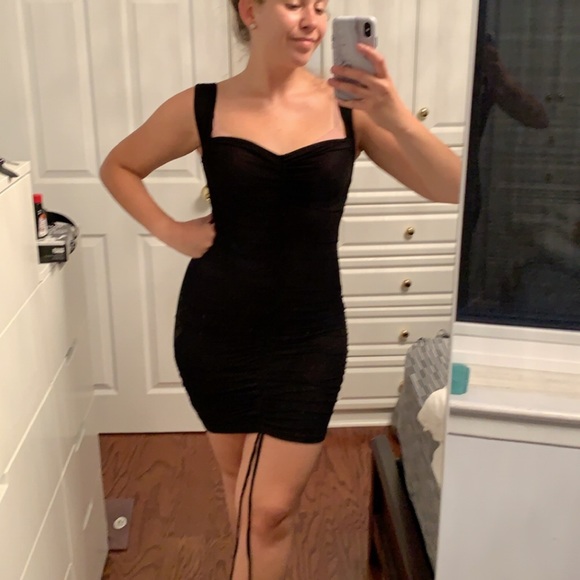 Ruched mini dress - Picture 1 of 3